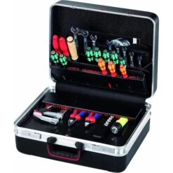 Parat Werkzeugkoffer Classic KingSize CP-7, Leer, Kunststoff Klappkoffer, Abschließbar -Angebote HausGlanz Store 704f2d3a870df36d9813dca4a88346387b1fa788 werkzeugkoffer parat classic kingsize cp 7