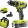 Ryobi Akku-Bohrschrauber R18DD7-220S, 18V / 2,0Ah, Mit 2 Akkus Und Tasche