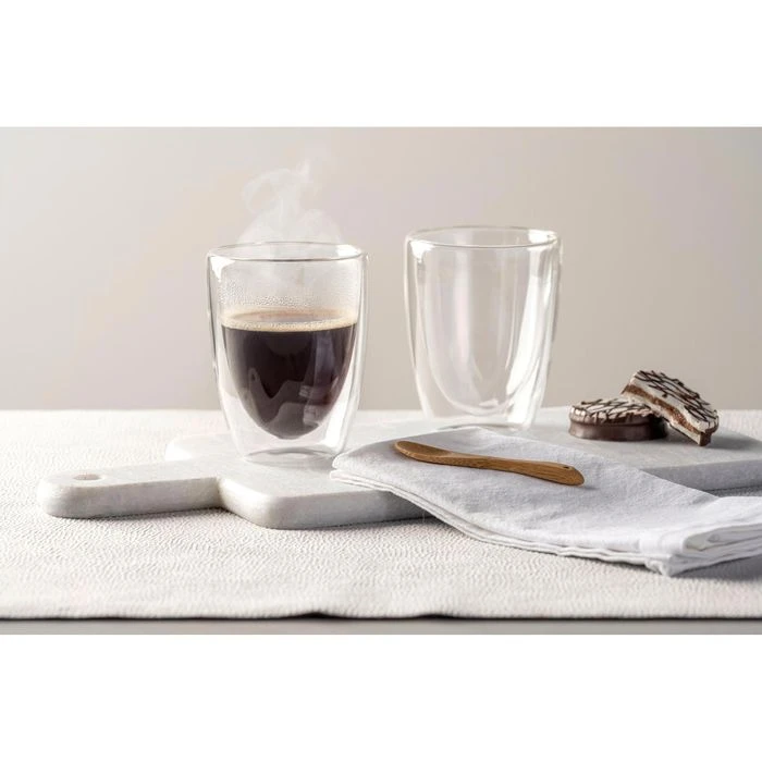 Leonardo Kaffeegläser Duo Becher 053060, Doppelwandig, 300ml, 2 Stück 2 Leonardo Kaffeegläser Duo Becher 053060, Doppelwandig, 300ml, 2 Stück – Bild 2