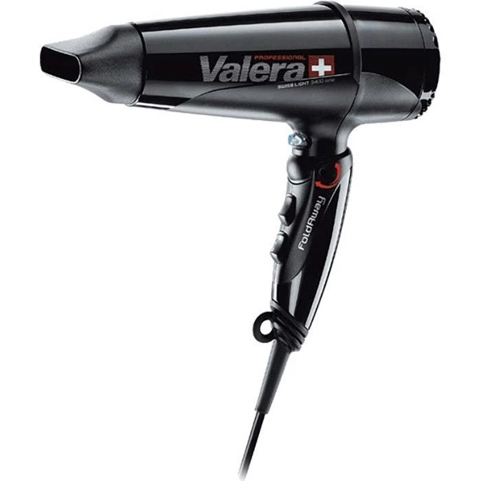 Valera Haartrockner Swiss Light 5400 Fold Away, Ionen-Haartrockner, Klappbar, 2000 Watt, Schwarz 1 Valera Haartrockner Swiss Light 5400 Fold Away, Ionen-Haartrockner, Klappbar, 2000 Watt, Schwarz