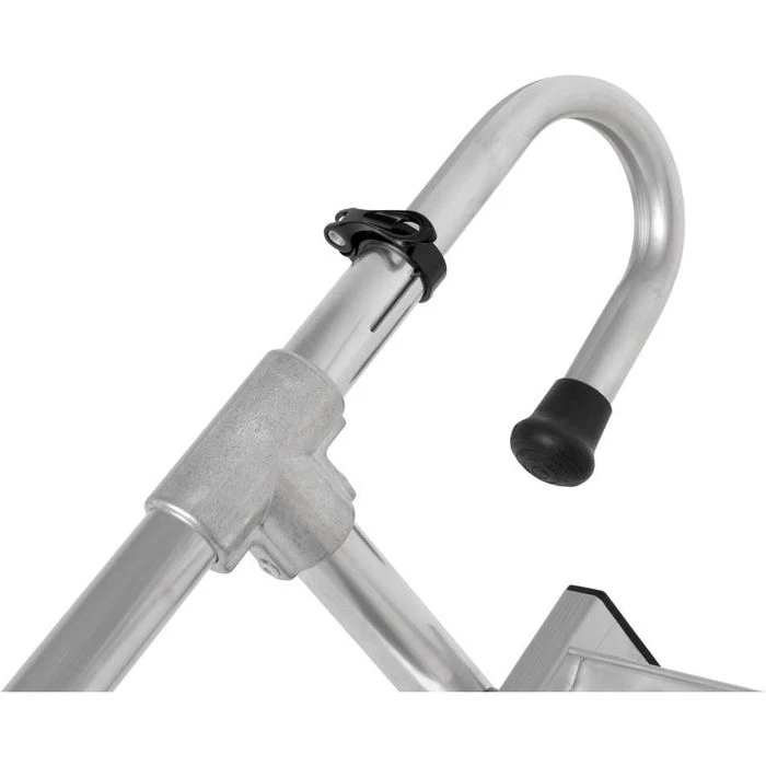 Hymer Schiebeleiter 609204 , 2 X 8 Sprossen, Einhängeleiter Mit Handläufen, Arbeitshöhe: 4,95m 4 Hymer Schiebeleiter 609204 , 2 X 8 Sprossen, Einhängeleiter Mit Handläufen, Arbeitshöhe: 4,95m – Bild 4