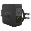 Green-Cell USB-Ladegerät Charger CHAR10, 45W, 2,4A, Schwarz, 1x USB C, 1x USB A, 2 Port