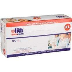 Ulith Latex Natur Gepudert Gr.XL Einmalhandschuhe, 100 Stück -Angebote HausGlanz Store 7371c0b03a875cb1bcd6d3fde6f2830b7afe4eaa einmalhandschuhe ulith latex gepudert 81680