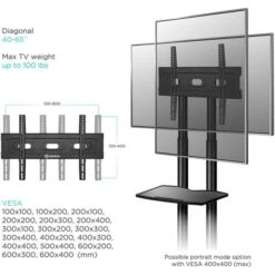 Onkron TV-Ständer TS1351-BLK, Schwarz, TV-Standfuß,32-65 Zoll, Mit Zwischenboden & Rollen -Angebote HausGlanz Store 73b2ef030fa6605ab93f3de47479eaaed1086e7f tv staender onkron ts1351 blk schwarz