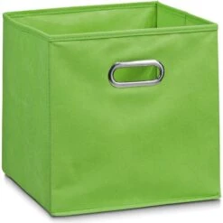 Zeller Aufbewahrungskorb 14114, 32L, 32 X 32 X 32 Cm, Stoff, Grün