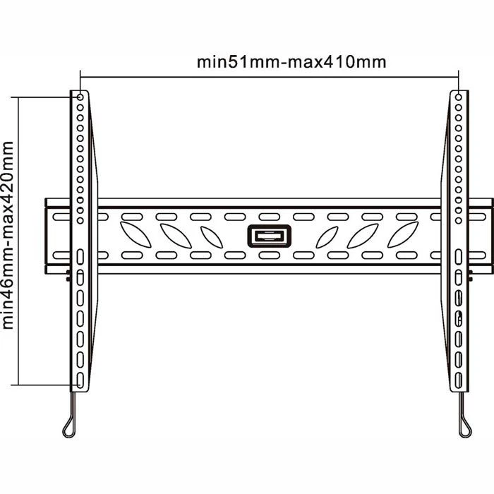 InLine Monitorhalterung 23119B, Für VESA TFT, Wand-Befestigung 2 InLine Monitorhalterung 23119B, Für VESA TFT, Wand-Befestigung – Bild 2