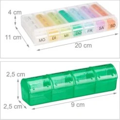 Relaxdays Tablettenbox 7 Tage, Morgens, Mittags, Abends, Nachts -Angebote HausGlanz Store 75c136ca5ab1a93d68497bff59538c9ee4a63dae tablettenbox relaxdays 7 tage