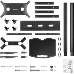 Onkron TV-Ständer TS1351-BLK, Schwarz, TV-Standfuß,32-65 Zoll, Mit Zwischenboden & Rollen -Angebote HausGlanz Store 762d650f052f6c324c55f2704071f5012a83076f tv staender onkron ts1351 blk schwarz