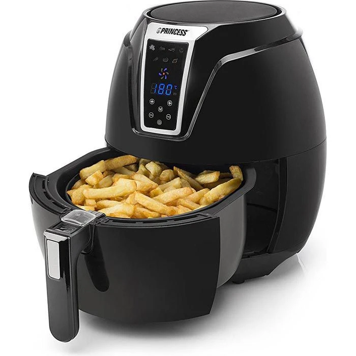 Princess Fritteuse XL 182021 Heißluftfritteuse, 1400 Watt, Ohne Öl, Für 3,2 Liter 1 Princess Fritteuse XL 182021 Heißluftfritteuse, 1400 Watt, Ohne Öl, Für 3,2 Liter