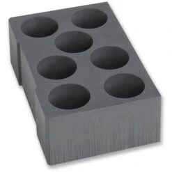Bosch-Sortimo Einlage Schaum-Kartuscheneinsatz, Für L-BOXX 374, Für 7 Kartuschen Mit Ø 73 Mm