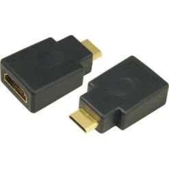 LogiLink HDMI-Adapter AH0009 HDMI Mini-HDMI, HDMI A Buchse / Mini HDMI Stecker