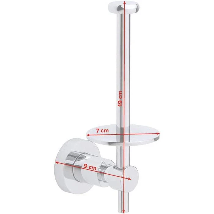 Tesa Toilettenpapierspender Loxx, 40285, Ohne Bohren, Ersatzrollenhalter, Für 1 Kleinrolle 2 Tesa Toilettenpapierspender Loxx, 40285, Ohne Bohren, Ersatzrollenhalter, Für 1 Kleinrolle – Bild 2