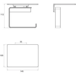 Emco Toilettenpapierspender Loft, Mit Ablage, Aluminium, Für 1 Kleinrolle, Chrom -Angebote HausGlanz Store 820c897f7cdb41204cf1a0ba6fc0869c24180a30 toilettenpapierspender emco loft mit ablage