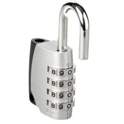 Abus Vorhängeschloss 155/40, 44,5mm, 4-fach Zahlenschloss, Wetterfest, Level 4, Silber -Angebote HausGlanz Store 86ec25f4024a40ec607a9cf88a992d1cd164857d vorhaengeschloss abus 15540 44 5mm