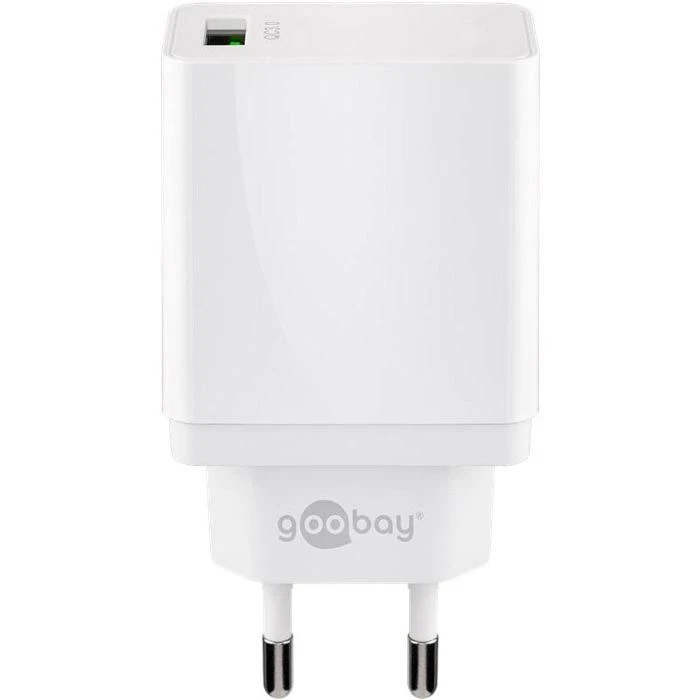 Goobay USB-Ladegerät 44955 QC3.0, 18W, 3A, Weiß, 1x USB A, 1 Port 3 Goobay USB-Ladegerät 44955 QC3.0, 18W, 3A, Weiß, 1x USB A, 1 Port – Bild 3
