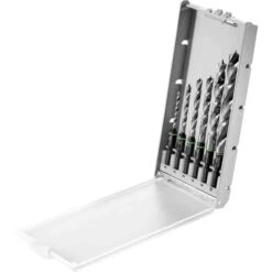 Festool Bohrer Spiralbohrer BKS SYS3 D3-10 CE/W, 6-teiliges Set, Centrotec, Holzbohrer