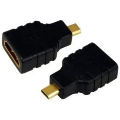 LogiLink HDMI-Adapter HDMI Micro-HDMI, HDMI A Buchse / Micro HDMI Stecker