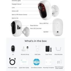 Reolink IP-Kamera Argus 2E Plus WLAN Outdoor, 2 MP, PIR, Kabellos, Akku, Inkl. 64 GByte Karte -Angebote HausGlanz Store 8ce3d922ad70ed77c4856fcacbbda00861a3acc3 ip kamera reolink argus 2e plus wlan outdoor