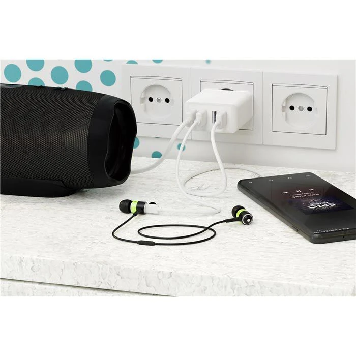 Goobay USB-Ladegerät 44962, 30W, 3A, Weiß, 4x USB A, 4 Port 2 Goobay USB-Ladegerät 44962, 30W, 3A, Weiß, 4x USB A, 4 Port – Bild 2