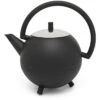 Bredemeijer Tee-Kanne Duet Design Saturn Edelstahl, Doppelwandig, Schwarz Matt, 1,2 L