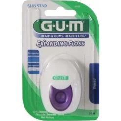 GUM® GUM Zahnseide Expanding Floss, Flausch Zahnseide, Gewachst, 30 M