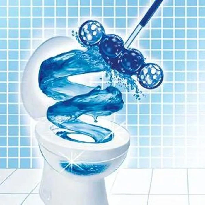 WC-Frisch WC-Duftspüler Blau Kraft Aktiv Chlor, Färbt Das Wasser Blau, Im Korb, 3 Stück 4 WC-Frisch WC-Duftspüler Blau Kraft Aktiv Chlor, Färbt Das Wasser Blau, Im Korb, 3 Stück – Bild 4