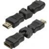 LogiLink HDMI-Adapter AH0012 270 Grad Schwenkbar, HDMI A Buchse / HDMI A Stecker