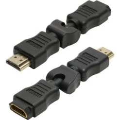 LogiLink HDMI-Adapter AH0012 270 Grad Schwenkbar, HDMI A Buchse / HDMI A Stecker