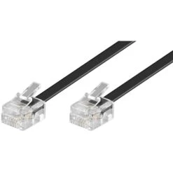 Goobay Telefonkabel 50317 Anschlusskabel, 3m, RJ11-Stecker / RJ11-Stecker