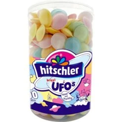 Hitschler Brausebonbons Brizzl Ufos, Brause-Flummis Frucht, 500g, 400 Stück