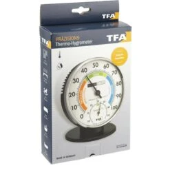 TFA Thermo-Hygrometer 45.2033 Analog, Standfuß, Verchromt -Angebote HausGlanz Store 9246ff0a90e0b04426b083a61496a499da7c3d58 thermo hygrometer tfa 45.2033 innen