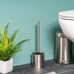 Bremermann WC-Bürste WC-Garnitur, Silber, Bürstenhalter Aus Edelstahl, Inkl. 3 Ersatzköpfe -Angebote HausGlanz Store 926354b93a41e9b933a28411b7b4f9f8a49e939c wc buerste bremermann wc garnitur silber