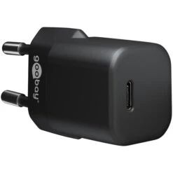 Goobay USB-Ladegerät Nano 59357, 20W, 3A, Schwarz, 1x USB C, 1 Port