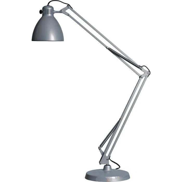 Luxo L-1 Schreibtischlampe LED Grau Standfuß 1 Luxo L-1 Schreibtischlampe LED Grau Standfuß