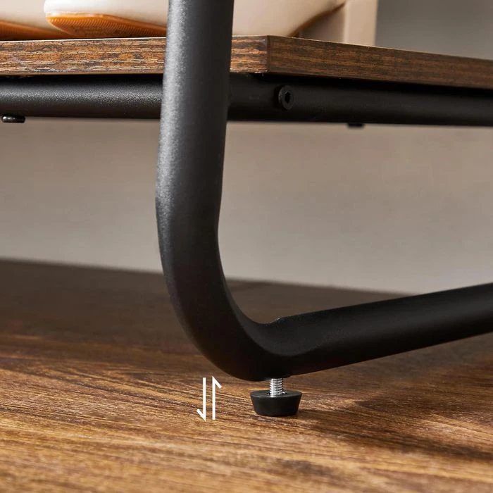 Vasagle Garderobenständer RGR112B01, Vintage, Mit 2 Ablagen, Bis 170 Kg, Metall / Holz, Braun 7 Vasagle Garderobenständer RGR112B01, Vintage, Mit 2 Ablagen, Bis 170 Kg, Metall / Holz, Braun – Bild 7