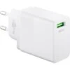 Goobay USB-Ladegerät 44955 QC3.0, 18W, 3A, Weiß, 1x USB A, 1 Port
