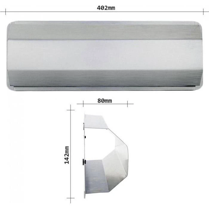 Rottner Zeitungsbox Sizilia, Aus Edelstahl, Silber 3 Rottner Zeitungsbox Sizilia, Aus Edelstahl, Silber – Bild 3