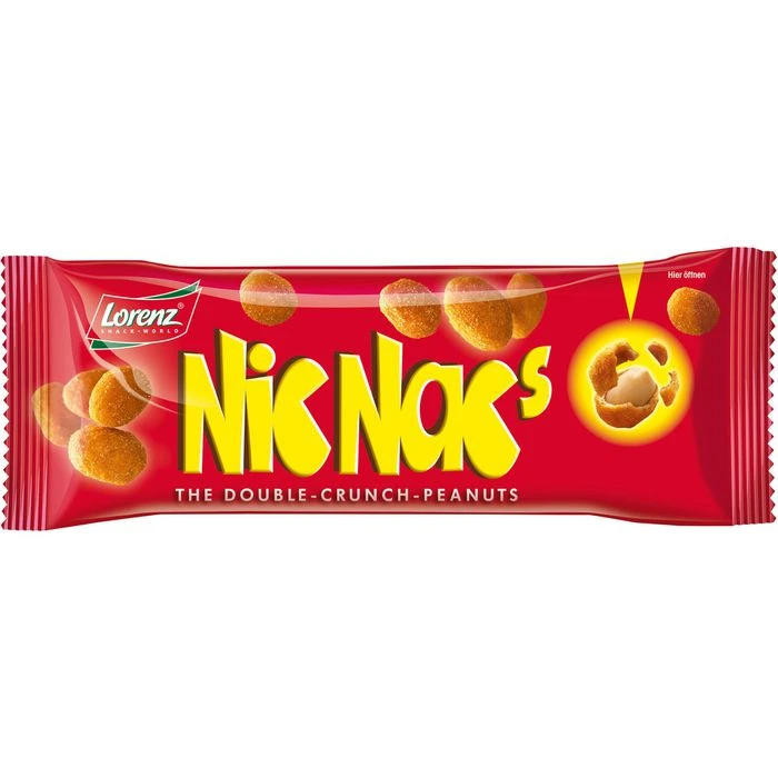 NicNacs Erdnüsse In Knuspriger Teighülle, Je 40g, 24 Beutel 3 NicNacs Erdnüsse In Knuspriger Teighülle, Je 40g, 24 Beutel – Bild 3
