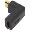 LogiLink HDMI-Adapter AH0005 90 Grad Gewinkelt, HDMI A Buchse / HDMI A Stecker, Nach Unten