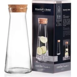 Ritzenhoff&Breker Karaffe Corcho, Mit Deckel, 1 Liter -Angebote HausGlanz Store 9c6516e8bb1048097bb1af821d3a605da3d383c1 karaffe ritzenhoffundbreker corcho