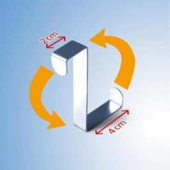 Wenko Kleiderhaken 4214062100, Für Die Tür, Silber, Edelstahl, 1 Haken, 6 Stück -Angebote HausGlanz Store 9debf2e5ee6eabc368b7163a2c599e712f0003f2 kleiderhaken wenko 4214062100