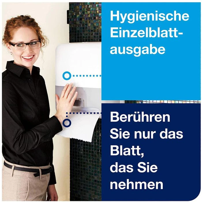 Tork Handtuchspender Matic Elevation 551100, H1, Sensorspender Für Rollenhandtücher, Weiß 7 Tork Handtuchspender Matic Elevation 551100, H1, Sensorspender Für Rollenhandtücher, Weiß – Bild 7