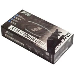 NITRAS Einmalhandschuhe Tough Grip N, Nitril, 8330, Puderfrei, Schwarz, 50 Stück, Gr. XL -Angebote HausGlanz Store a29c68fda120b3613174b1400a392a921d49241d einmalhandschuhe nitras tough grip n nitril 8330