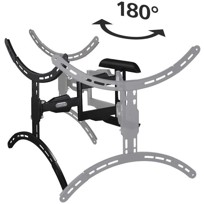 Hama TV-Wandhalterung 118620 Fullmotion, Schwarz, Neigbar, Schwenkbar, 37-75 Zoll 3 Hama TV-Wandhalterung 118620 Fullmotion, Schwarz, Neigbar, Schwenkbar, 37-75 Zoll – Bild 3