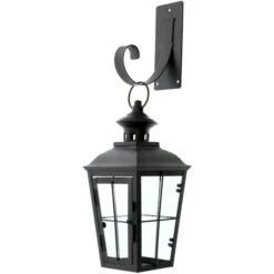 Frank-Flechtwaren Laterne Chateau, Für Kerzen, Für Außen, Metall / Glas, Mit Halterung, Höhe 27cm