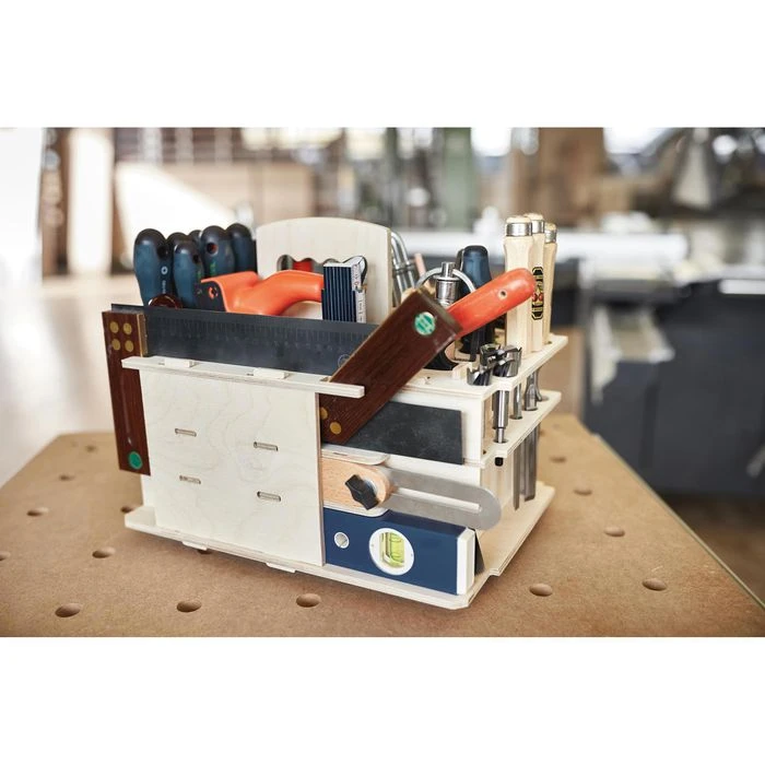 Festool Werkzeugkoffer Systainer³ SYS3 HWZ M 337, Leer, Kunststoff Klappkoffer Mit Holzeinsatz 3 Festool Werkzeugkoffer Systainer³ SYS3 HWZ M 337, Leer, Kunststoff Klappkoffer Mit Holzeinsatz – Bild 3