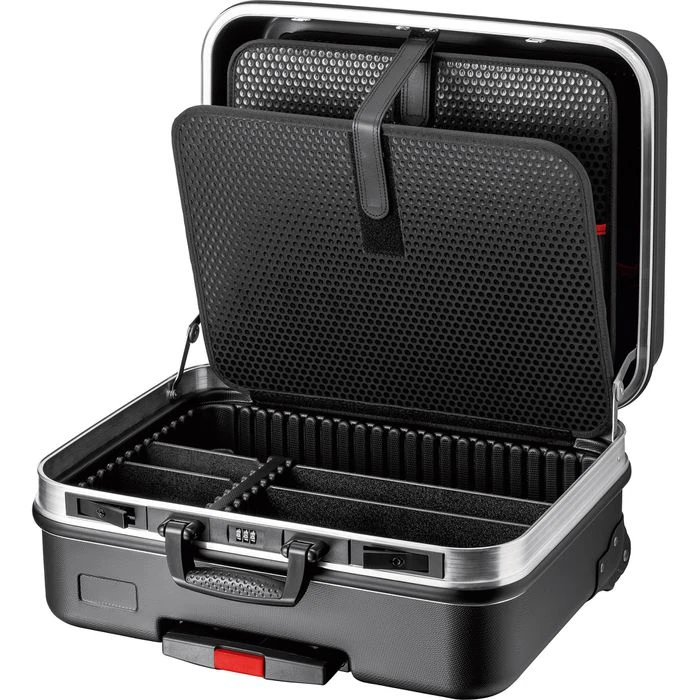 Knipex Werkzeugkoffer 00 21 06 LE, BIG Basic Move, Leer, Kunststoff Klappkoffer, Abschließbar 4 Knipex Werkzeugkoffer 00 21 06 LE, BIG Basic Move, Leer, Kunststoff Klappkoffer, Abschließbar – Bild 4