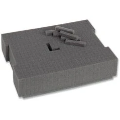 Bosch-Sortimo Einlage Rasterschaumstoff L-BOXX 136, Vorperforiert, Universell Nutzbar