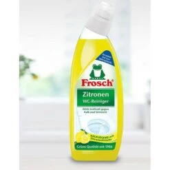 Frosch WC-Reiniger Zitrone Bio-Qualität, Gegen Kalk & Urinstein, Mit Zitronenfrische, 750ml -Angebote HausGlanz Store ac7f700702311074fb4b3d8ac3e1f4497ff8e8b8 wc reiniger frosch zitrone bio qualitaet