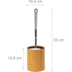 Relaxdays WC-Bürste Braun, Bürstenhalter Aus Bambus -Angebote HausGlanz Store accb0d6d4756cf2a3a9e8e2dea84f0d04c1e62c4 wc buerste relaxdays braun